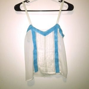Hollister Sheer Cute Summer Tank Top